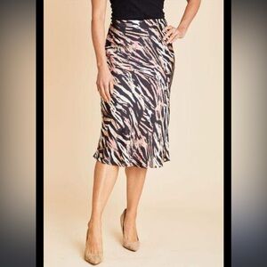 Olivia Graye Midi Skirt Leopard Print
